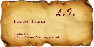Laczo Ilona névjegykártya
